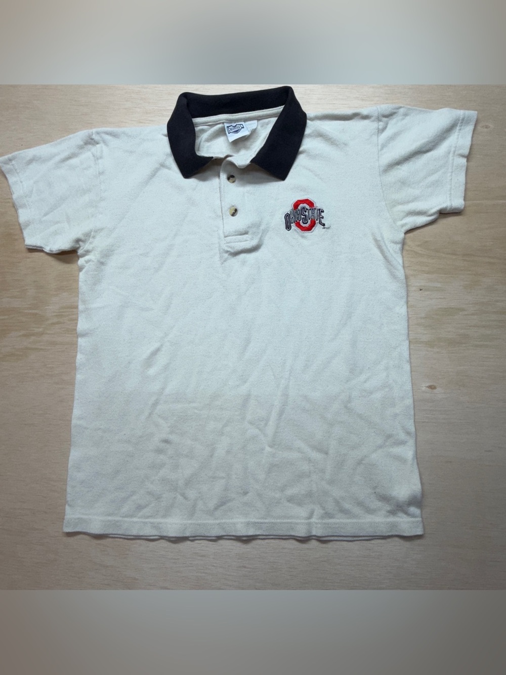 Vintage Ohio State Buckeyes Embroidered Polo Shirt